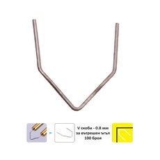 NEXTOOL СКОБИ ЗА ПЛАСТМАСА ТИП V 100БР NEXTOOL СКОБИ ЗА ПЛАСТМАСА ТИП V 100БР