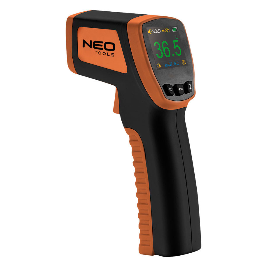 NEO 75-270 Non-Contact Infrared Thermometer, 32–42.9 °C, IP44