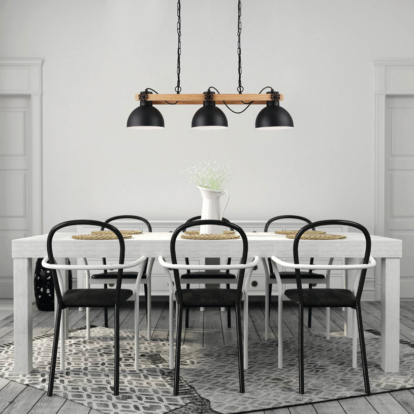 ПЕНДЕЛ LUBENHAM 3XE27 ЧЕРЕН EGLO@ ПЕНДЕЛ LUBENHAM 3XE27 ЧЕРЕН EGLO@