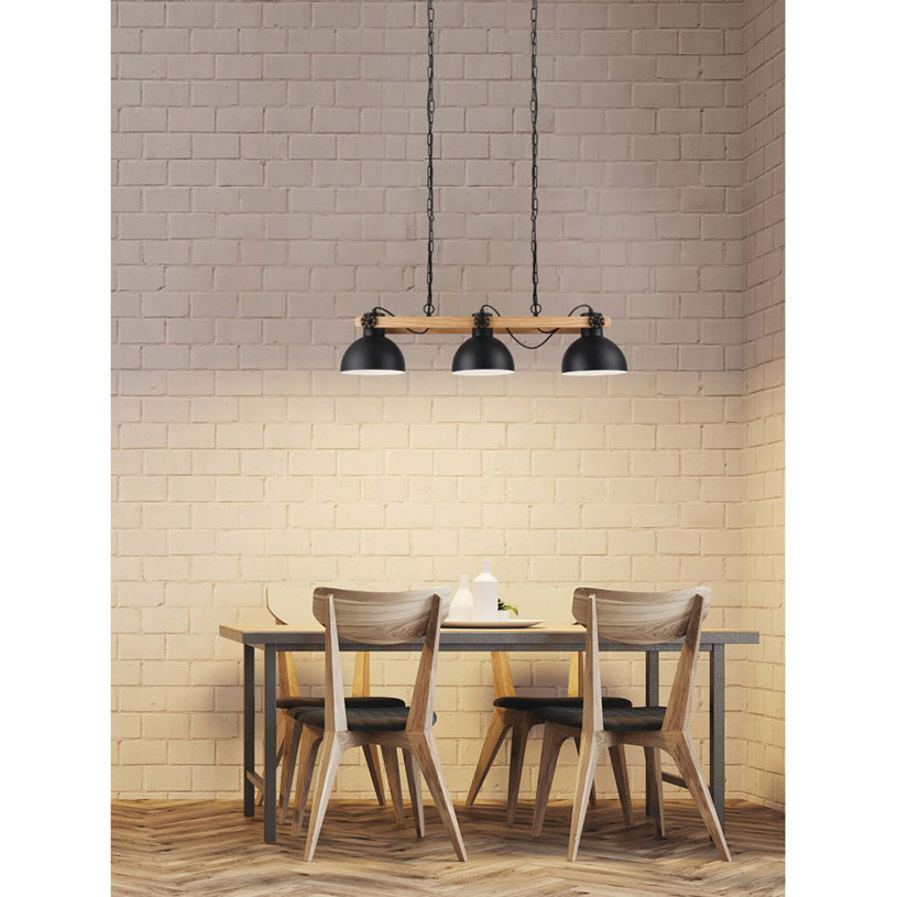 ПЕНДЕЛ LUBENHAM 3XE27 ЧЕРЕН EGLO@ ПЕНДЕЛ LUBENHAM 3XE27 ЧЕРЕН EGLO@