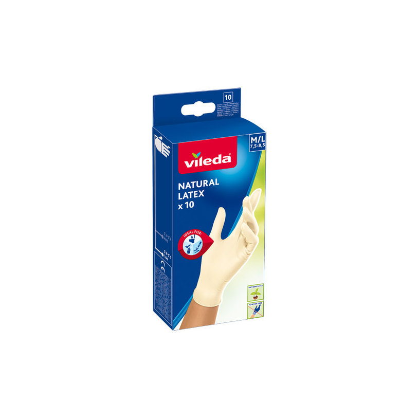 &РЪКАВИЦИ NATURAL LATEX M/L 10БР &РЪКАВИЦИ NATURAL LATEX M/L 10БР