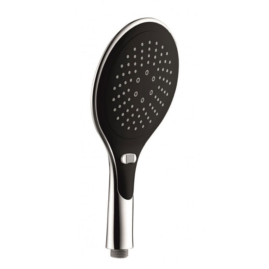 Душ слушалка INTER CERAMIC ICH 7316B, 3 функции, Ø152 мм, бял/черен