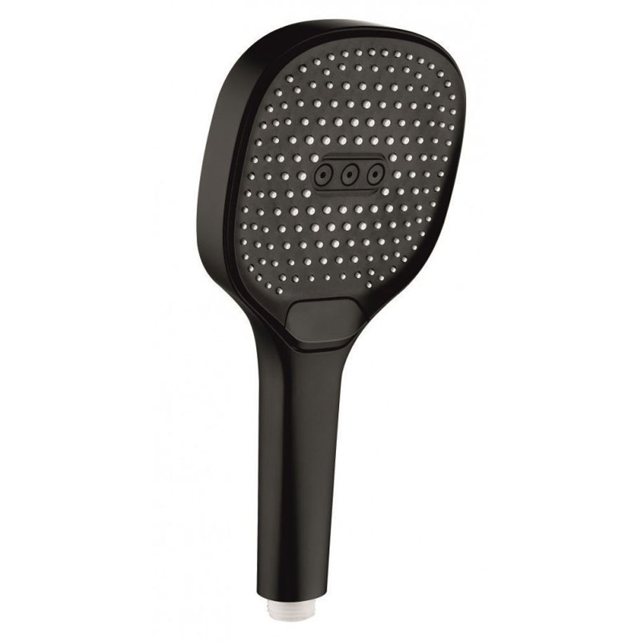 Душ слушалка INTER CERAMIC ICH 7534, 3 функции, черен мат