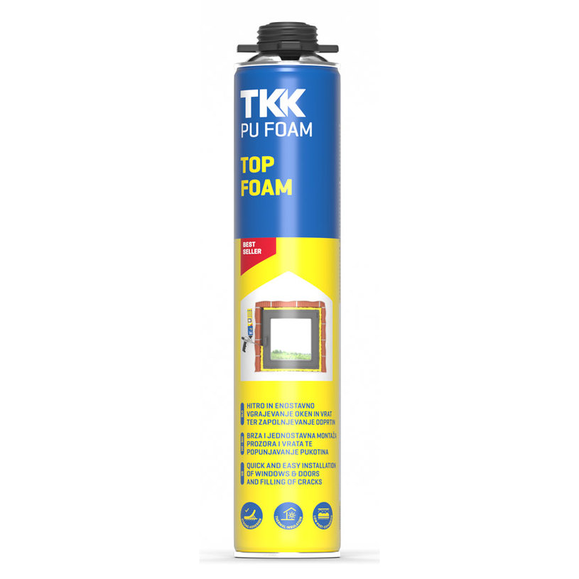 TKK ПИСТОЛ. ПЯНА TOP FOAM P 750 ML TKK ПИСТОЛ. ПЯНА TOP FOAM P 750 ML