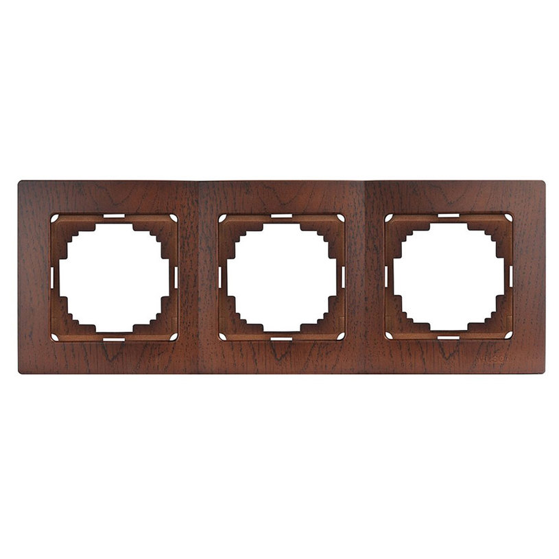 РАМКА ТРОЙНА НИЛСОН АЛЕГРА ОРЕХ 25270093 РАМКА ТРОЙНА НИЛСОН АЛЕГРА ОРЕХ 25270093