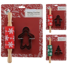 КОЛЕДЕН КОМПЛЕКТ ЗА ПЕЧЕНЕ 4БР LA CUCINA 170485480 КОЛЕДЕН КОМПЛЕКТ ЗА ПЕЧЕНЕ 4БР LA CUCINA 170485480