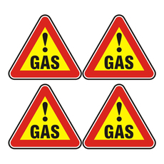 СТИКЕР 12 X 12 CM PREVENTA "ГАЗ" СТИКЕР 12 X 12 CM PREVENTA "ГАЗ"
