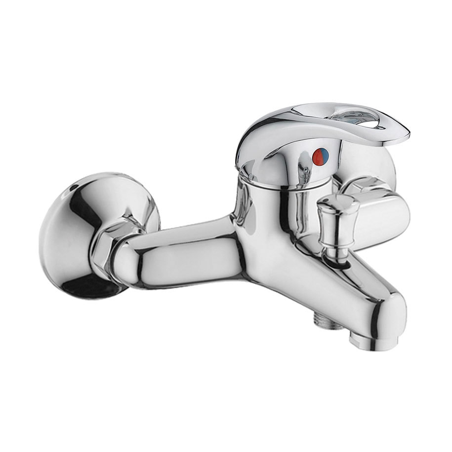 INTER CERAMIC OLIVIA Wall-Mounted Bath & Shower Mixer, Chrome
