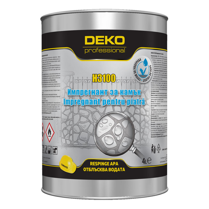 DEKO ИМПРЕГНАНТ ЗА КАМЪК 4 L DEKO ИМПРЕГНАНТ ЗА КАМЪК 4 L