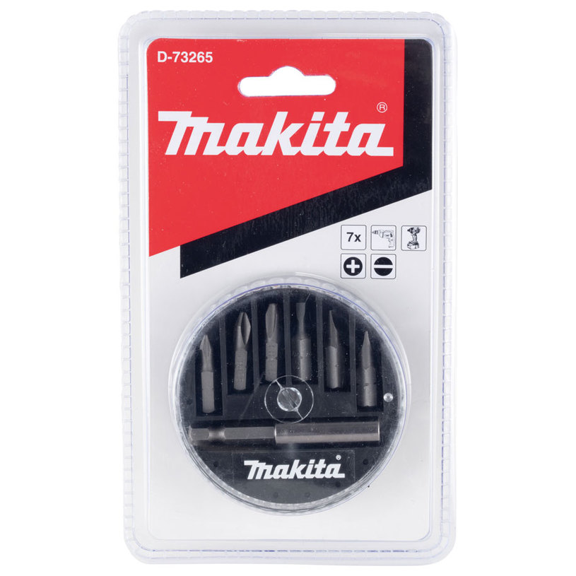 MAKITA К-КТ БИТОВЕ С ДЪРЖАЧ 7 ЧАСТИ MAKITA К-КТ БИТОВЕ С ДЪРЖАЧ 7 ЧАСТИ