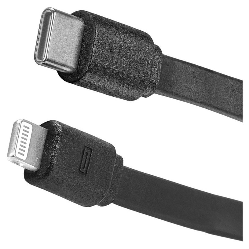 КАБЕЛ USB - TYPE C / LIGHTNING ЧЕРЕН