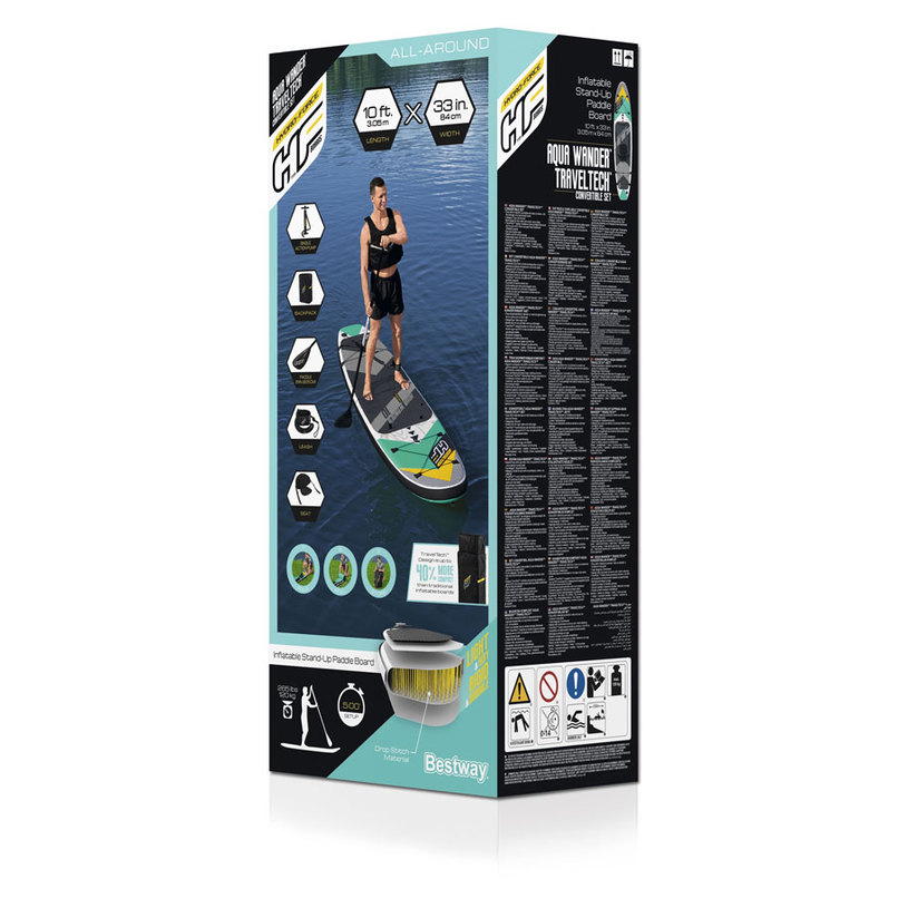 SUP БОРД AQUA 305x84x12cm BESTW 65375 SUP БОРД AQUA 305x84x12cm BESTW 65375