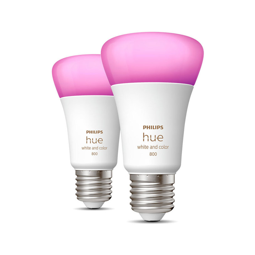 LED КРУШКА HUE E27 6.5W 2 БРОЯ PHILIPS LED КРУШКА HUE E27 6.5W 2 БРОЯ PHILIPS
