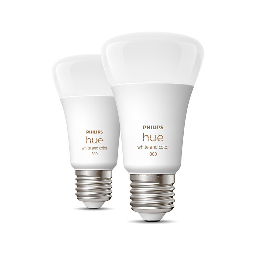LED КРУШКА HUE E27 6.5W 2 БРОЯ PHILIPS LED КРУШКА HUE E27 6.5W 2 БРОЯ PHILIPS