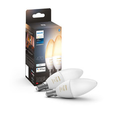 LED КРУШКА HUE E14 5.2W 2 БР. PHILIPS LED КРУШКА HUE E14 5.2W 2 БР. PHILIPS