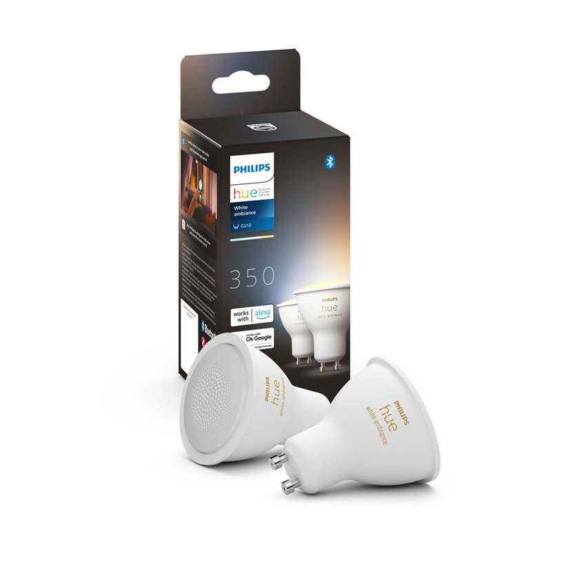 LED КРУШКА HUE GU10 4.3W 2 БР. PHILIPS LED КРУШКА HUE GU10 4.3W 2 БР. PHILIPS