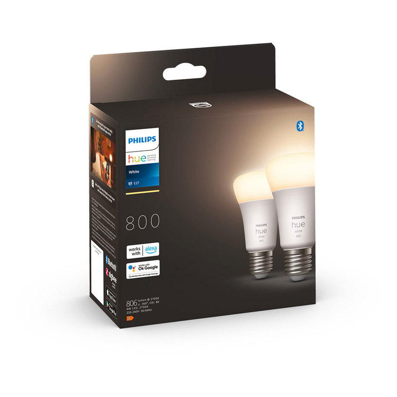 LED КРУШКА HUE E27 9W 27K 2 БР. PHILIPS LED КРУШКА HUE E27 9W 27K 2 БР. PHILIPS