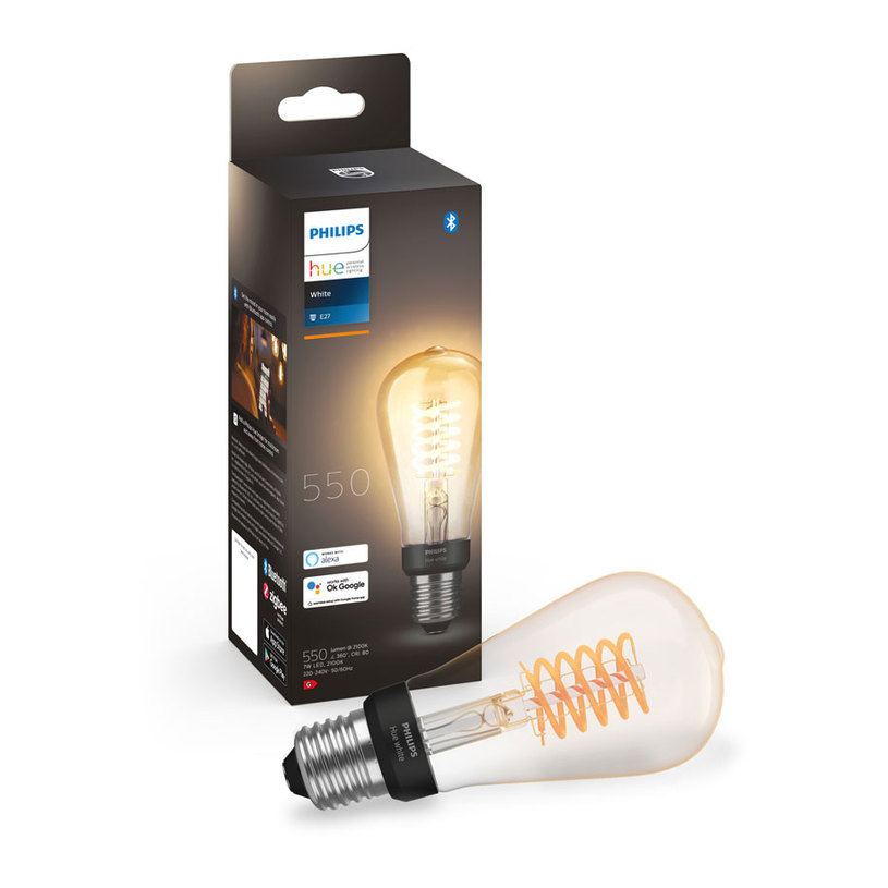 LED КРУШКА HUE E27 ST64 7W 27K FILAMENT LED КРУШКА HUE E27 ST64 7W 27K FILAMENT