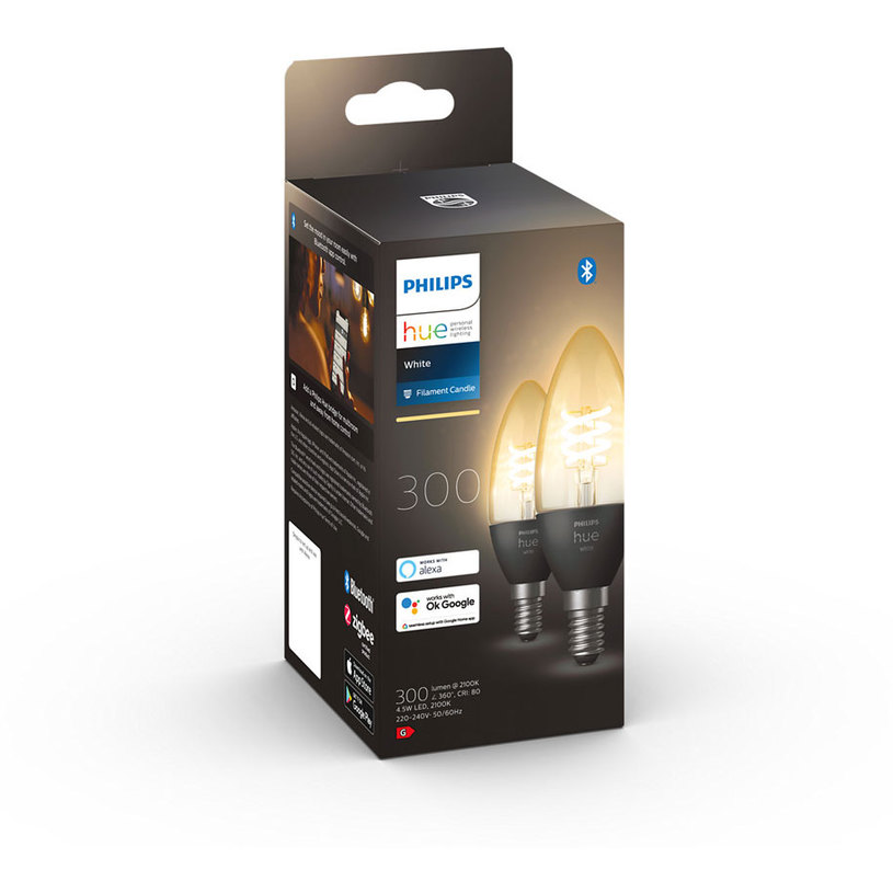 LED КРУШКА HUE E14 4.5W 27K FILAMENT 2БР LED КРУШКА HUE E14 4.5W 27K FILAMENT 2БР