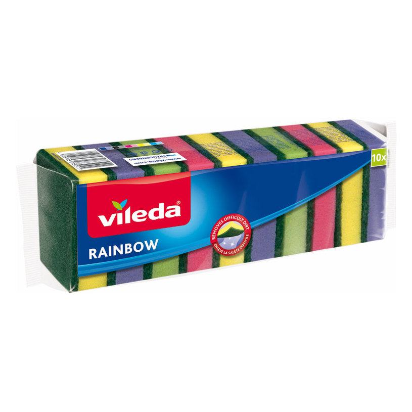 КУХНЕНСКА ГЪБА 10 БР RAINBOW КУХНЕНСКА ГЪБА 10 БР RAINBOW