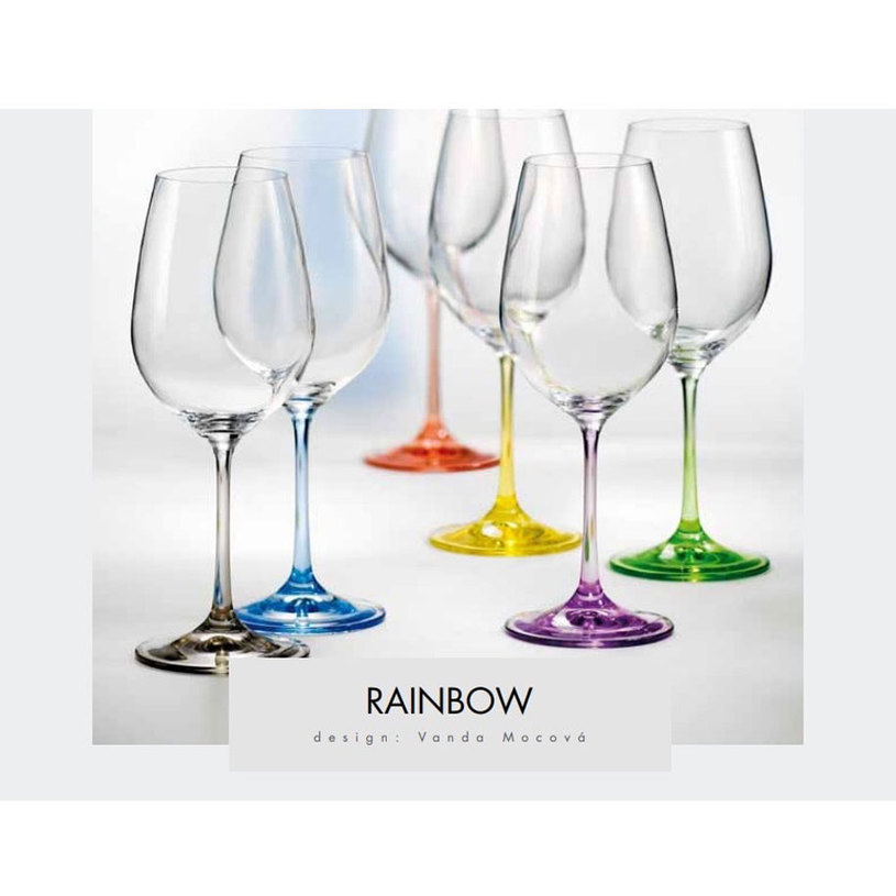 ЧАША ЗА ЧЕРВЕНО ВИНО 350 ML 6БР RAINBOW ЧАША ЗА ЧЕРВЕНО ВИНО 350 ML 6БР RAINBOW