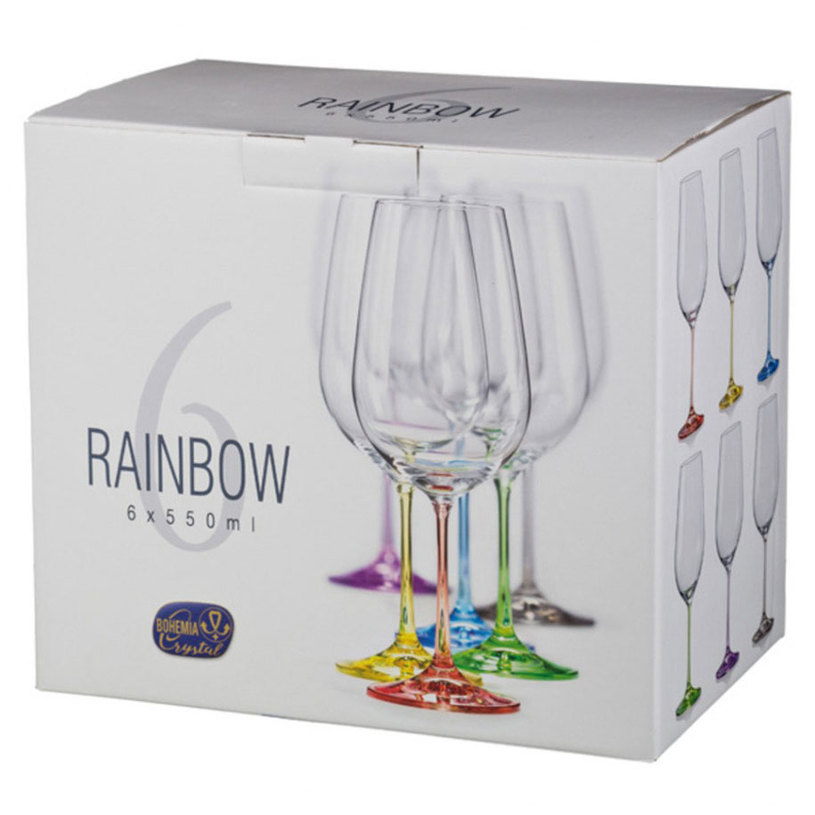 ЧАША ЗА ЧЕРВЕНО ВИНО 350 ML 6БР RAINBOW ЧАША ЗА ЧЕРВЕНО ВИНО 350 ML 6БР RAINBOW