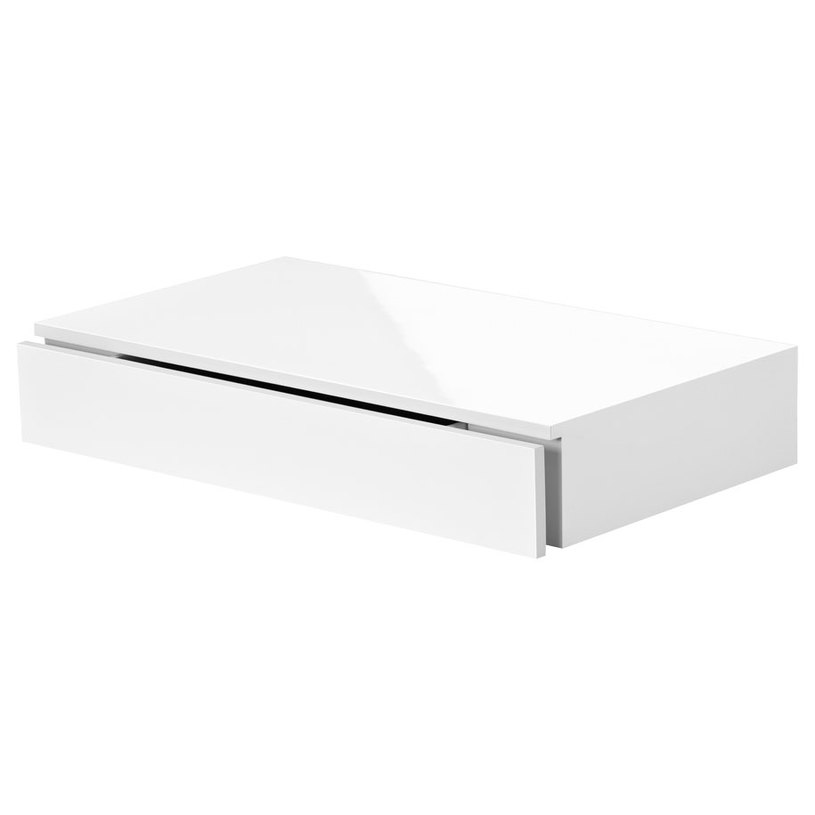 РАФТ С ЧЕКМЕДЖЕ CASSETTO 45X25X8 СМ. БЯЛ РАФТ С ЧЕКМЕДЖЕ CASSETTO 45X25X8 СМ. БЯЛ