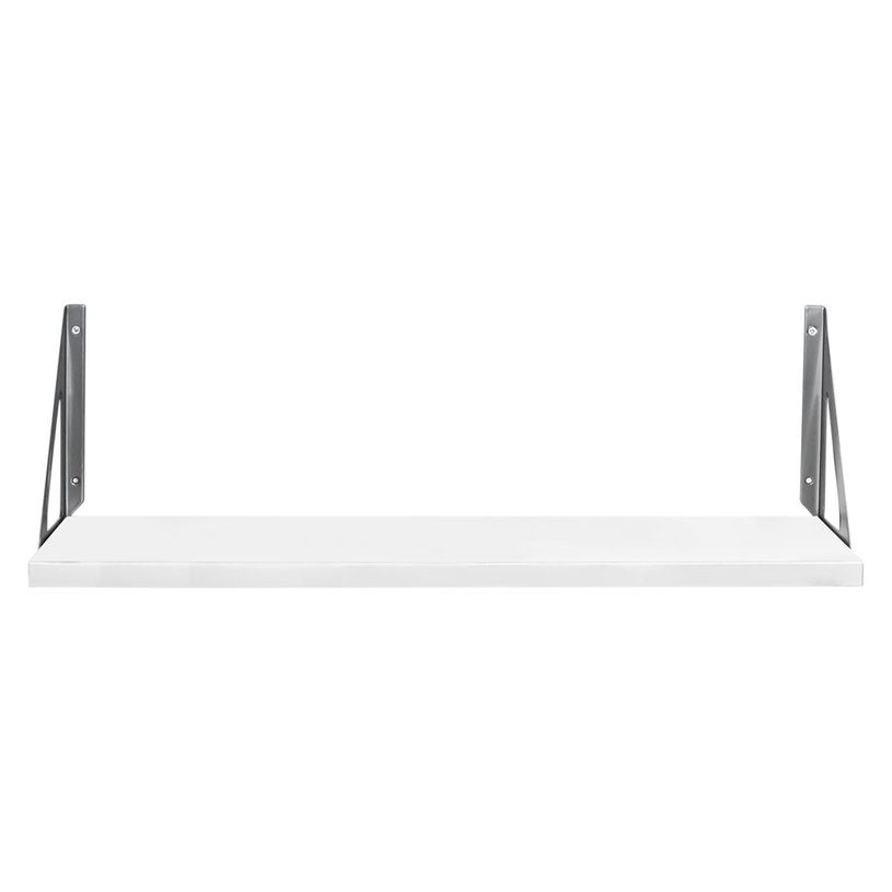 РАФТ TRIANGOLO 60X25X19 СМ. БЯЛ/СИВ РАФТ TRIANGOLO 60X25X19 СМ. БЯЛ/СИВ