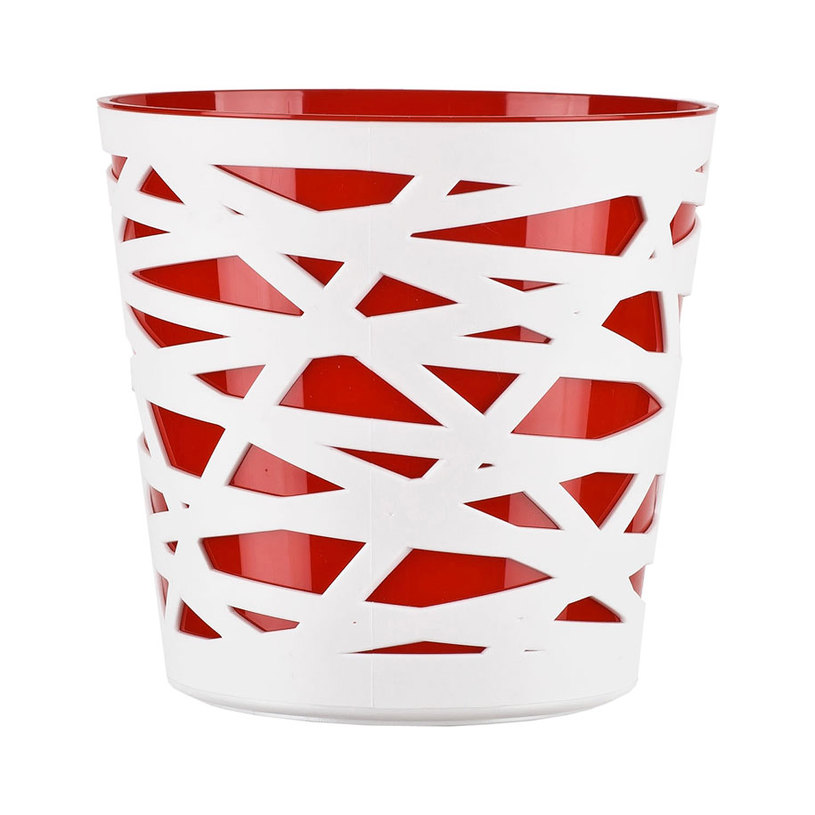 ПЛАСТМ. КАШПА BETI DB19 Ф19x19cm ЧЕРВЕН ПЛАСТМ. КАШПА BETI DB19 Ф19x19cm ЧЕРВЕН