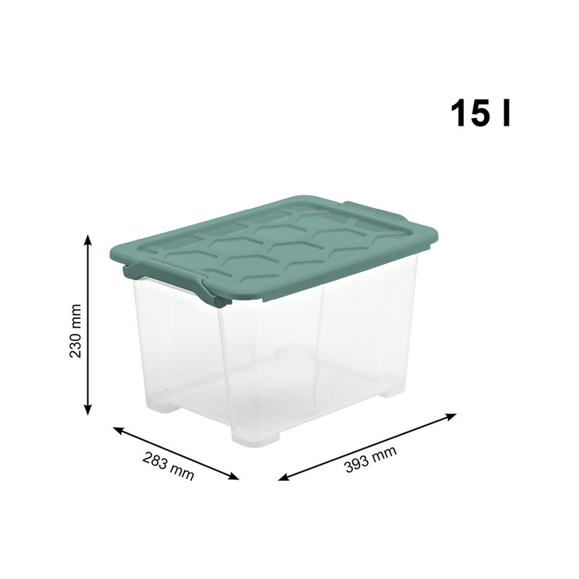 КУТИЯ СЪХРАНЕНИЕ 15L EVOSAFE ТЪМНО ЗЕЛЕН КУТИЯ СЪХРАНЕНИЕ 15L EVOSAFE ТЪМНО ЗЕЛЕН