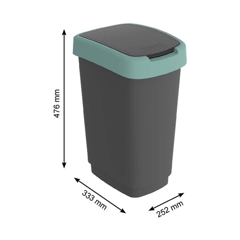 КОШ ЗА ОТПАДЪЦИ 25 L TWIST ТЪМНО ЗЕЛЕН КОШ ЗА ОТПАДЪЦИ 25 L TWIST ТЪМНО ЗЕЛЕН