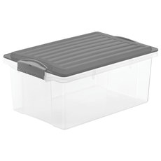 КУТИЯ ЗА СЪХРАНЕНИЕ 38 L COMPACT СИВ КУТИЯ ЗА СЪХРАНЕНИЕ 38 L COMPACT СИВ