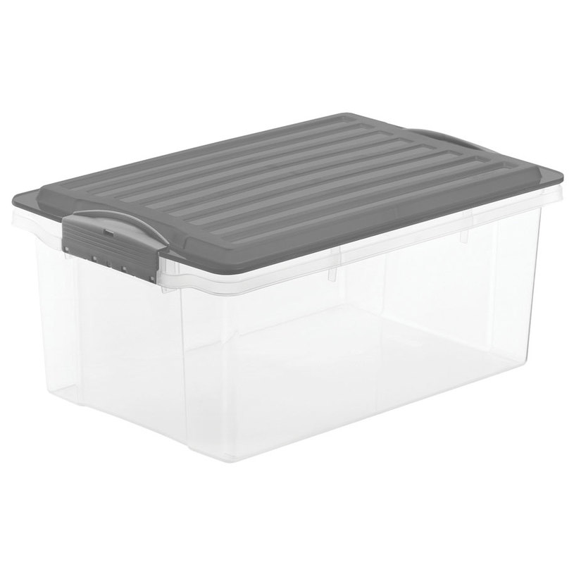 КУТИЯ ЗА СЪХРАНЕНИЕ 38 L COMPACT СИВ КУТИЯ ЗА СЪХРАНЕНИЕ 38 L COMPACT СИВ
