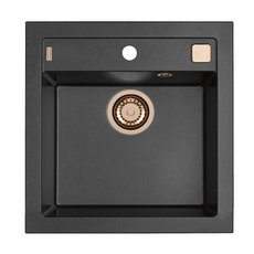 КУХНЕНСКА МИВКА FORMIC 20 ЧЕРНА И МЕД@ КУХНЕНСКА МИВКА FORMIC 20 ЧЕРНА И МЕД@