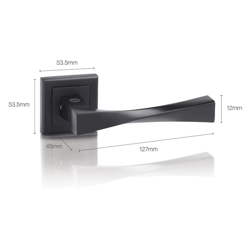 YALE ДРЪЖКА ВЕРОНА СЕКР.РОЗЕТ.ЧЕРЕН МАТ YALE ДРЪЖКА ВЕРОНА СЕКР.РОЗЕТ.ЧЕРЕН МАТ