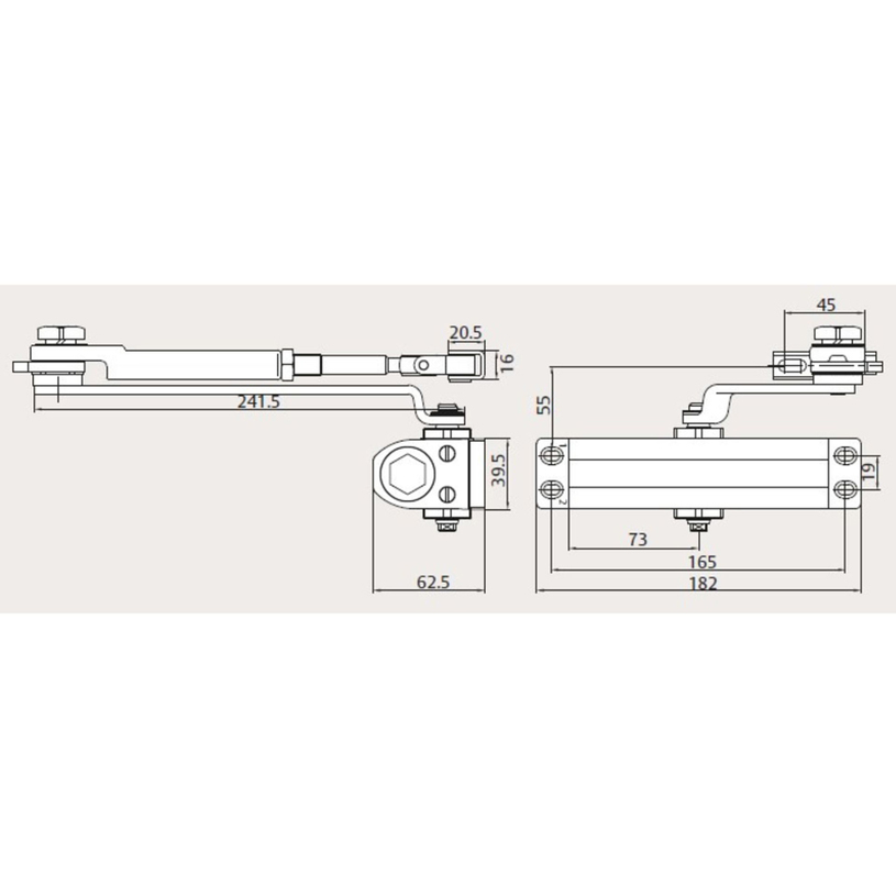 #YALE АВТОМАТ ЗА ВРАТИ Y300 ЗАД.РАМО БЯЛ #YALE АВТОМАТ ЗА ВРАТИ Y300 ЗАД.РАМО БЯЛ