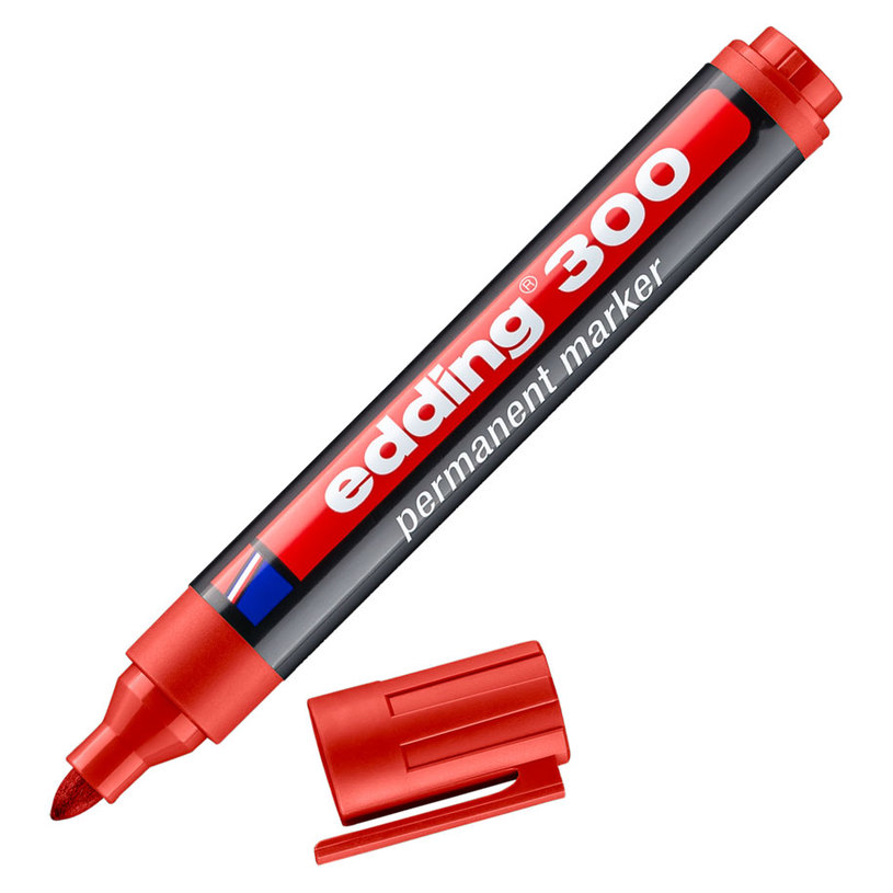 EDDING ПЕРМАНЕНТЕН МАРКЕР 300/1 ЧЕРВЕН EDDING ПЕРМАНЕНТЕН МАРКЕР 300/1 ЧЕРВЕН