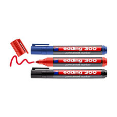EDDING ПЕРМАНЕНТЕН МАРКЕР 300/ К-КТ 3 ЦВ EDDING ПЕРМАНЕНТЕН МАРКЕР 300/ К-КТ 3 ЦВ