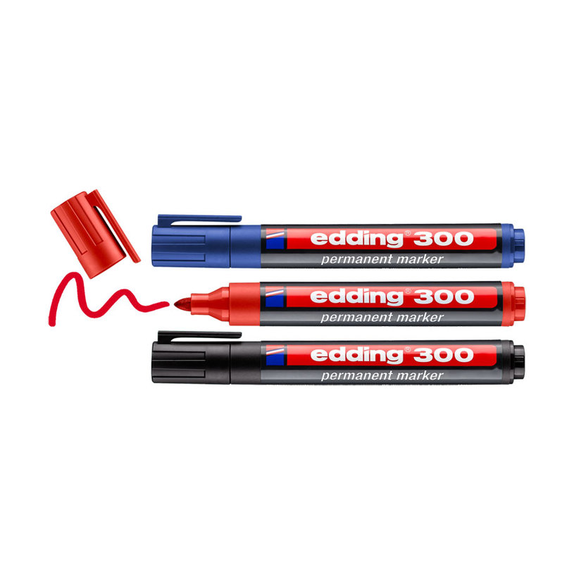EDDING ПЕРМАНЕНТЕН МАРКЕР 300/ К-КТ 3 ЦВ EDDING ПЕРМАНЕНТЕН МАРКЕР 300/ К-КТ 3 ЦВ