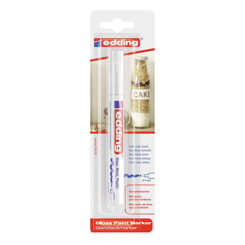 ЕDDING ЛАКОВ МАРКЕР 750/1 БЯЛ ЕDDING ЛАКОВ МАРКЕР 750/1 БЯЛ
