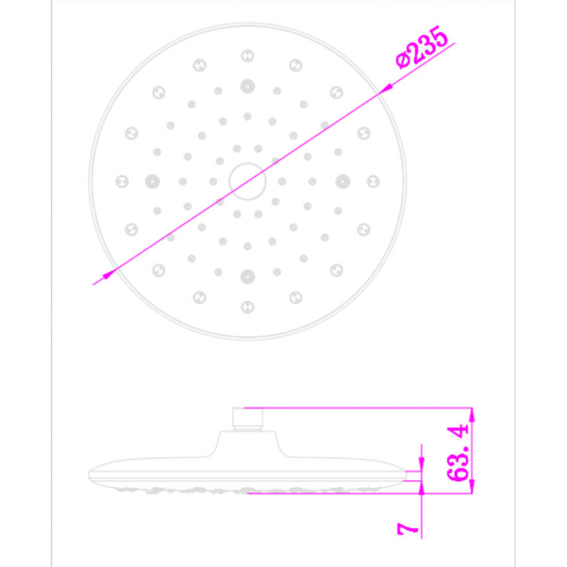 ДУШ ПИТА 23.5 ХРОМ 2316C ДУШ ПИТА 23.5 ХРОМ 2316C