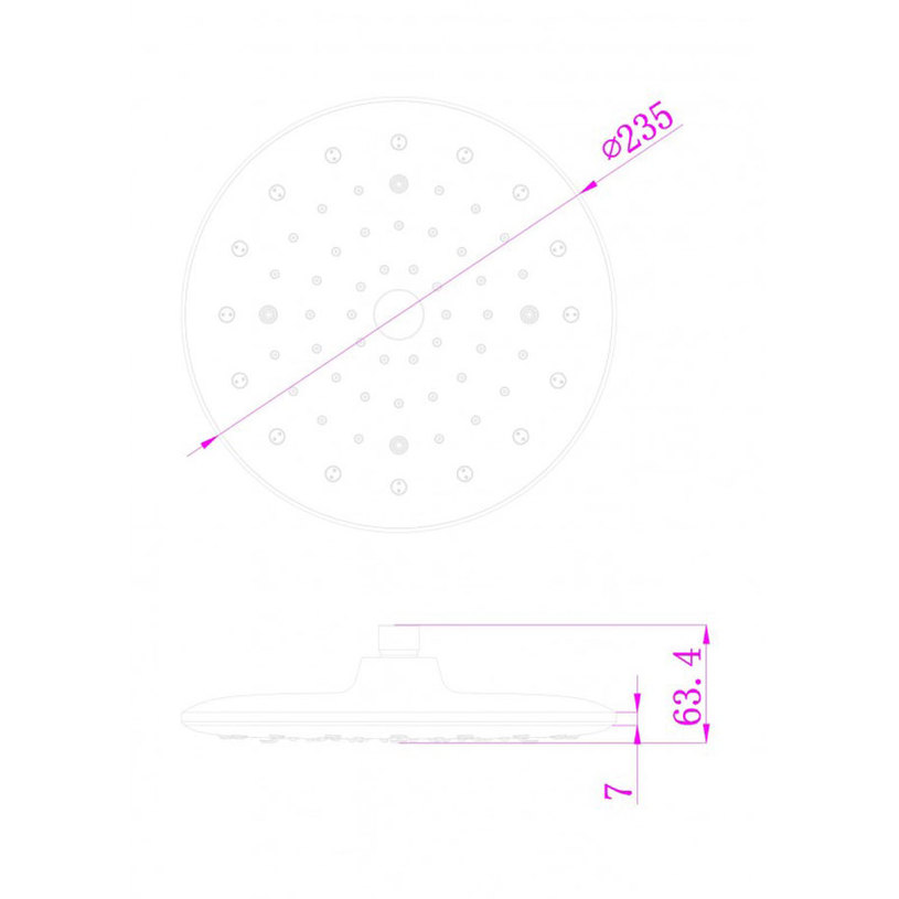 ДУШ ПИТА ХРОМ/ЧЕРЕН МАТ 2316B ДУШ ПИТА ХРОМ/ЧЕРЕН МАТ 2316B