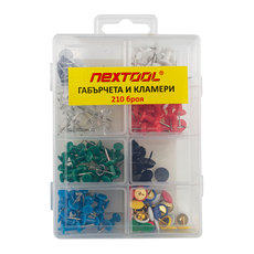 NEXTOOL ПЛАСТМАСОВИ ГАБЪРЧЕТА 180 БР NEXTOOL ПЛАСТМАСОВИ ГАБЪРЧЕТА 180 БР