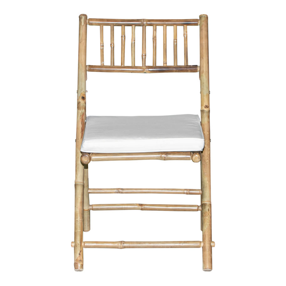 GARDEN KINGS Folding Bamboo Garden Chair 86x53x50 cm