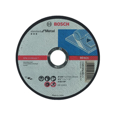 ДИСК ЗА РЯЗАНЕ НА МЕТАЛ BOSCH 125x1.6x22.23 ДИСК ЗА РЯЗАНЕ НА МЕТАЛ BOSCH 125x1.6x22.23