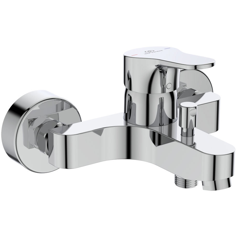 Смесител за вана и душ Ideal Standard Cerabase BC843AA, стенен, хром