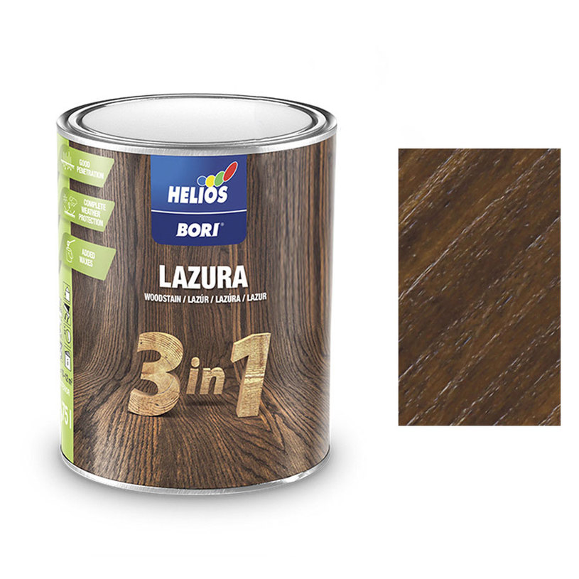 BORI 3В1 ЛАК ЗА ДЪРВО ОРЕХ 750 ml BORI 3В1 ЛАК ЗА ДЪРВО ОРЕХ 750 ml