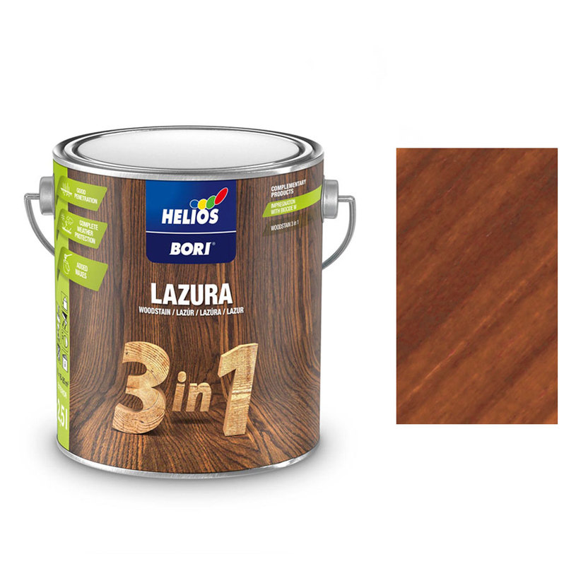 BORI 3В1 ЛАК ЗА ДЪРВО МАХАГОН 2.5 L BORI 3В1 ЛАК ЗА ДЪРВО МАХАГОН 2.5 L