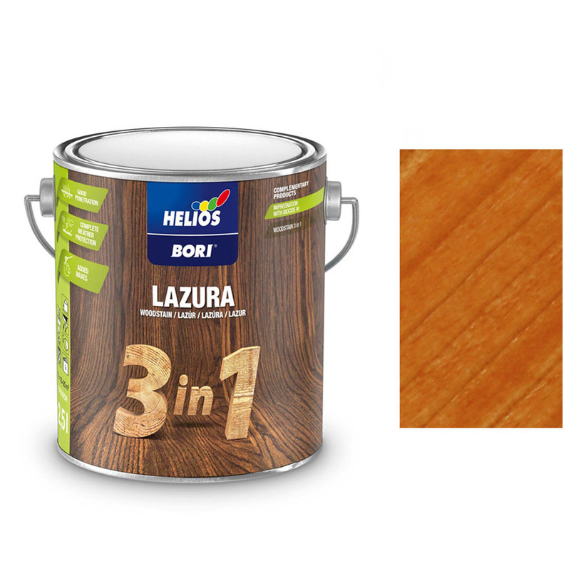 BORI 3В1 ЛАК ЗА ДЪРВО ЛИСТВЕНИЦА 2.5 L BORI 3В1 ЛАК ЗА ДЪРВО ЛИСТВЕНИЦА 2.5 L