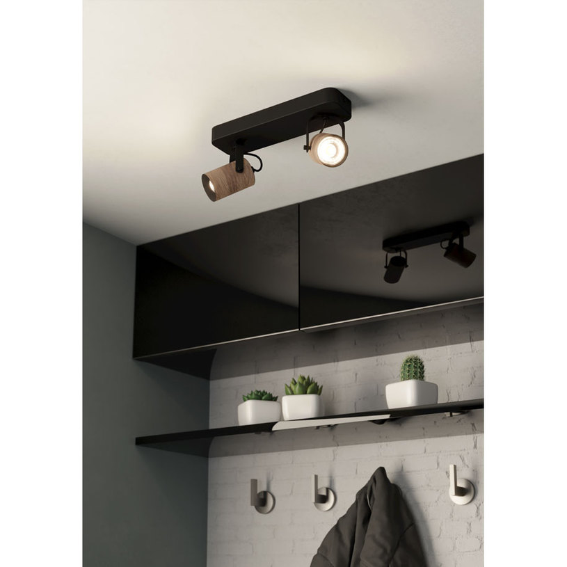 СПОТ 2XGU10 CAYUCA ЧЕРЕН EGLO^ СПОТ 2XGU10 CAYUCA ЧЕРЕН EGLO^